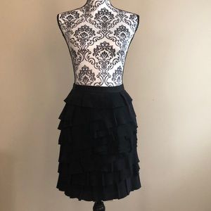 New Black layered Skirt Size 6  **Adorable**